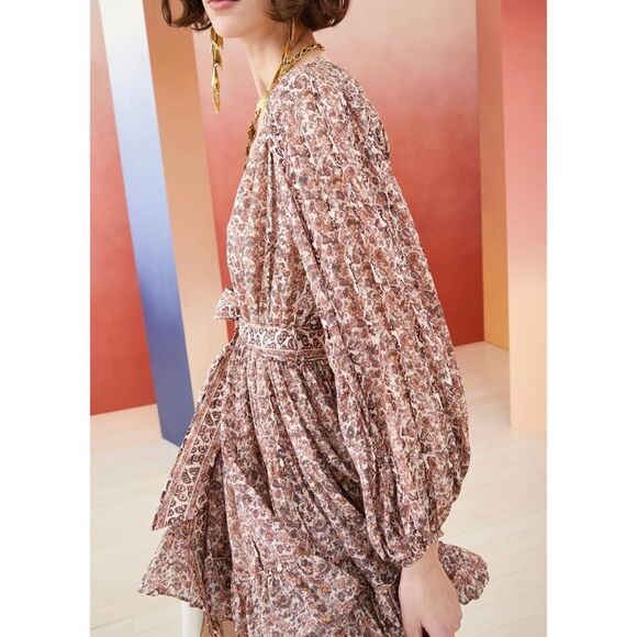 ULLA JOHNSON silk Eleni Dress size 2 - Picture 6 of 12